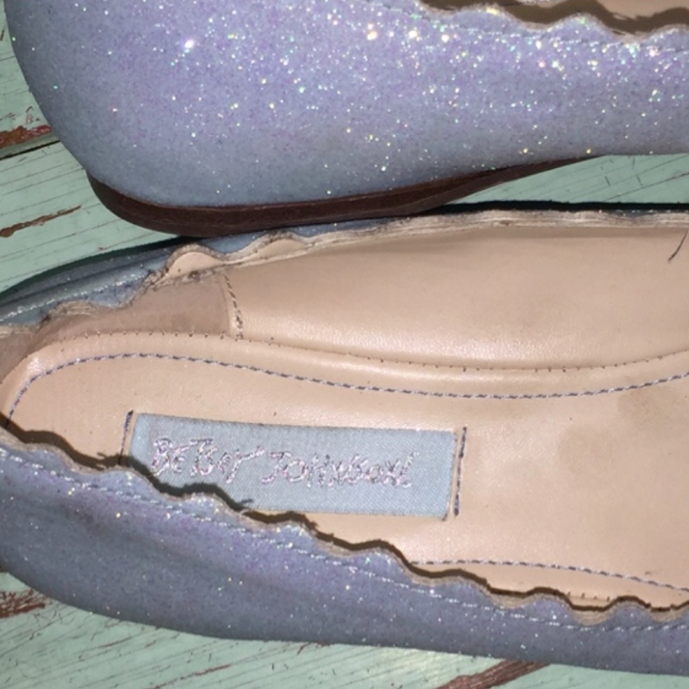Betsey Johnson 'Dance' Slip On Glitter Flats - Picture 5 of 8